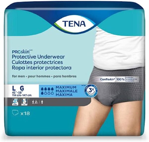 Sous-Vêtement Tena Large pour homme ProSkin abs. max (18/pqt)