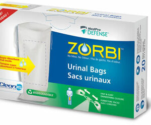Sacs urinaux  Zorbi  16  x  38 cm  ( 20/bte )