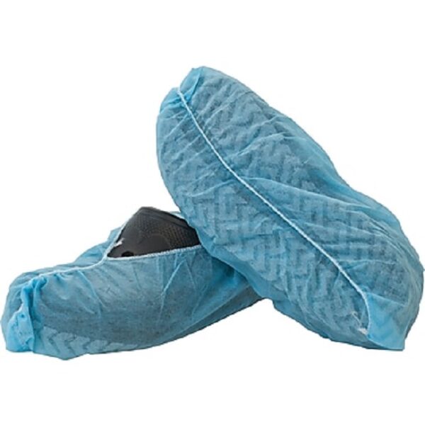 Couvre-chaussures antidérapant bleu en tissus  Extra-large  ( 100/bte )