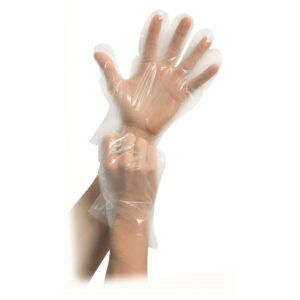 Gant en copolymère transparent sans poudre extra-large  ( 100/bte )