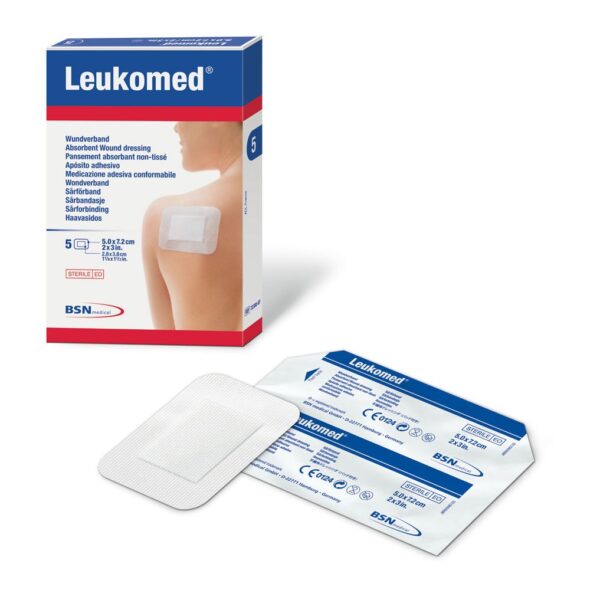 Pansement Leukomed absorbant non-tissé  8 cm x  15 cm  ( 50/bte )