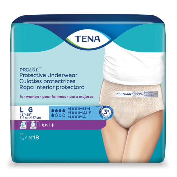 Sous-Vêtement Tena pour femme ProSkin Large  (18/pqt)