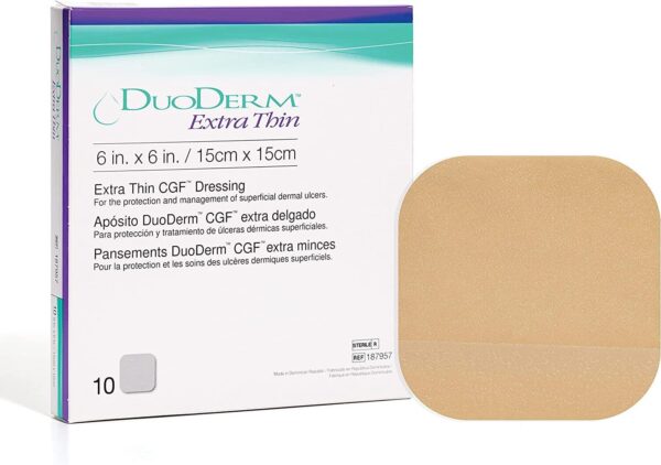 Pansement Duoderm 6"x 6" CGF extra-mince  ( 10/bte )