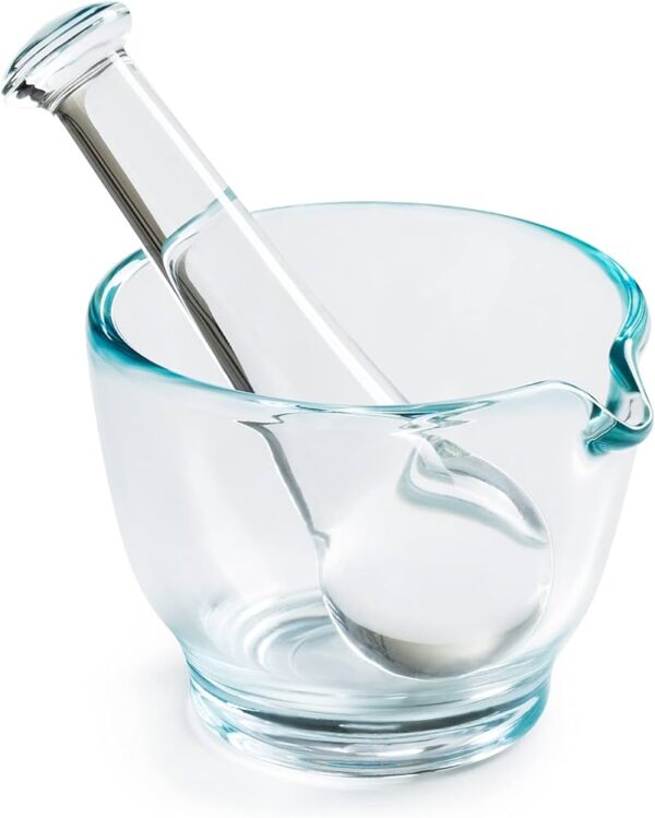 Mortier en verre (sans pilon) 4 oz