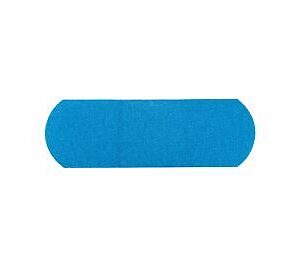 Pansement adhésif tissus bleu  3/4" x  3"