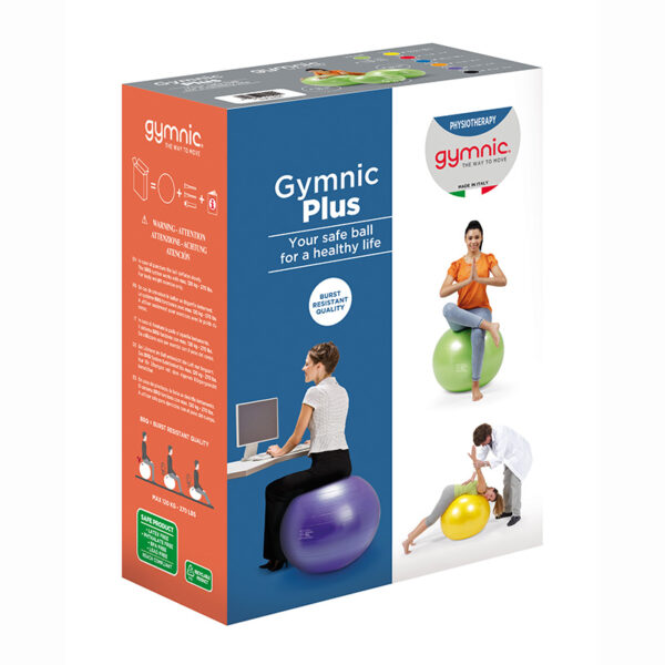 Ballon Gymnic classique plus  55 cm  rouge