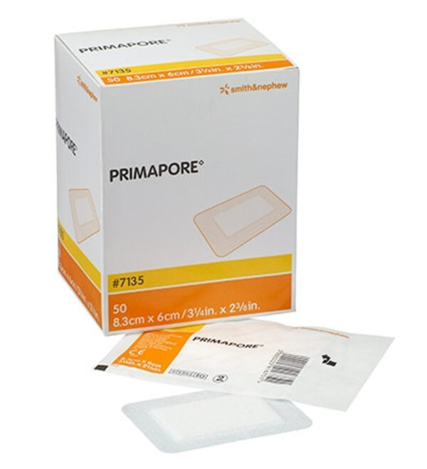 Pansements Primapore  8.3 cm  x  6 cm  ( 50/bte )