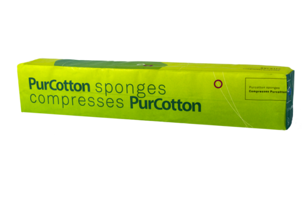 Compresse  2 x  2"  Pure Cotton Aurélia non-stérile  (20 pqt de 200/cs)