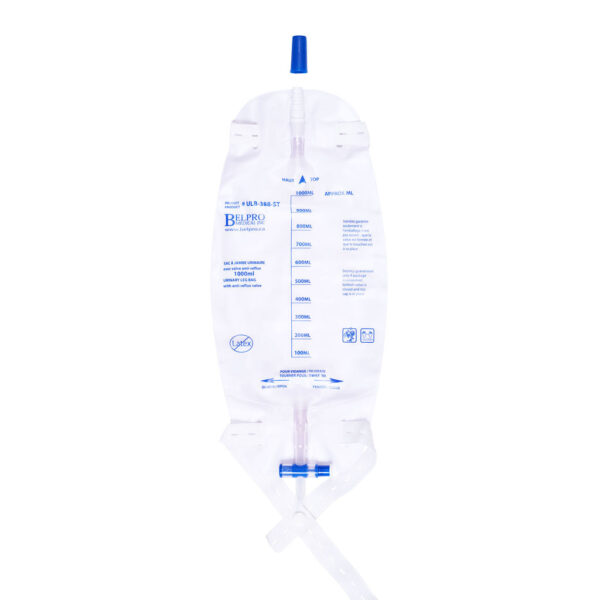 Sac à cuisse 1000 ml avec valve de vidange en T - Belpro