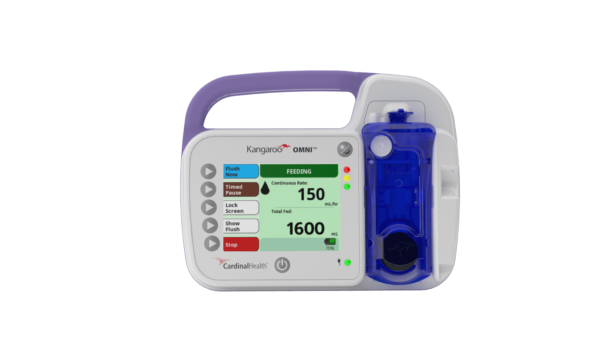 Pompe d'alimentation entérale Kangaroo OMNI avec pince et adapteur
