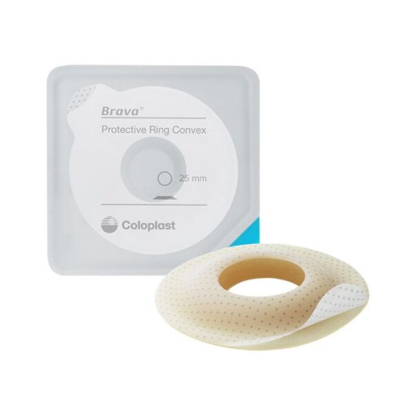 Anneau protecteur convexe Brava  6.6 mm  Épaisseur 25/65 mm (10/bte)