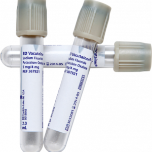 Tube de fluorure Vacutainer Plus 75 mm long - 13 mm  - 2 ml  ( 100/bte )