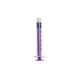 Seringue avec raccord ENFit  3 ml  avec embout capuchon