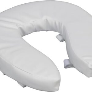 Siège de toilette 2" coussiné avec attache