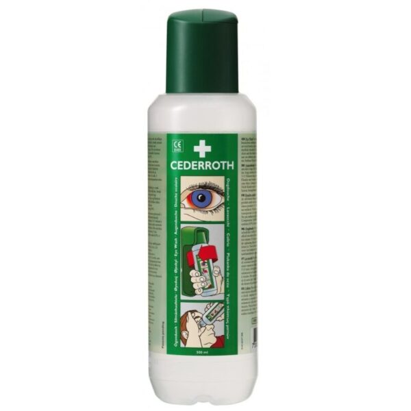 Bouteille de lavage oculaire Cederroth  500 ml