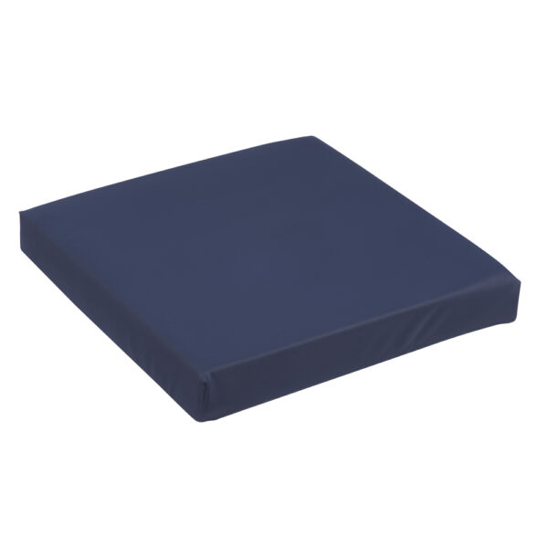 Coussin Belpro Visco bleu avec housse  17" x 17" x  2"