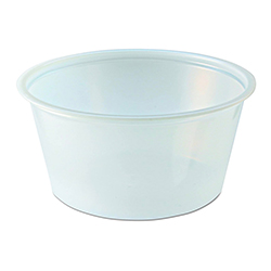 Contenant de plastique portion 4 onces  ( 2500 unités/cs )