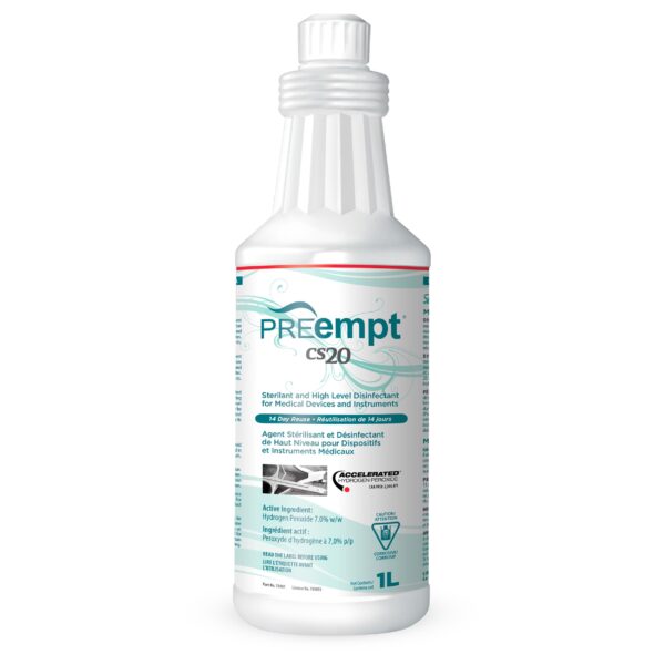 Désinfectant pour instrument PreEmpt  CS20 - 1 Litres