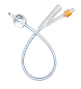 Sonde en silicone Foley  avec ballonnet de 30 cc  - 20 Fr