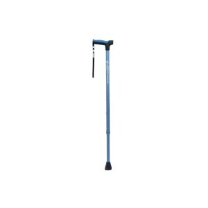 Canne Airgo poignée Derby bleue