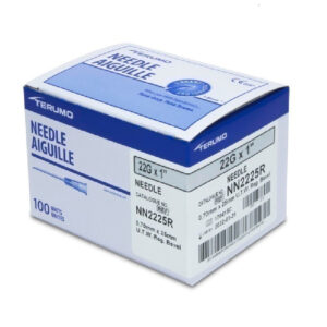 Aiguille  22 G  x  1 "  Terumo  (100/bte)
