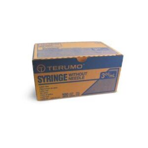 Seringue 3 cc Luer lock  22G  1" (100/bte)