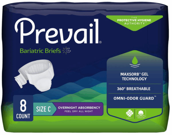 Culotte Prevail bariatrique taille C  (4 pqt de 8 unités / cs)