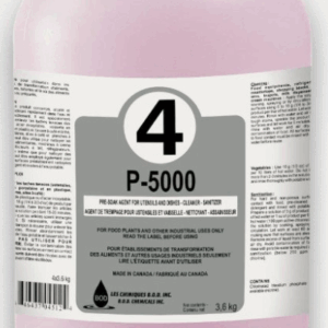 Agent de trempage pour ustensile et vaisselle en plastique P-5000 3.6 Kg