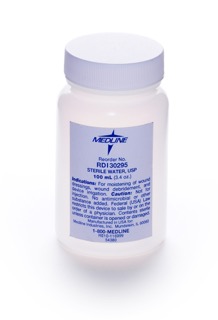 Eau stérile en 100 ml