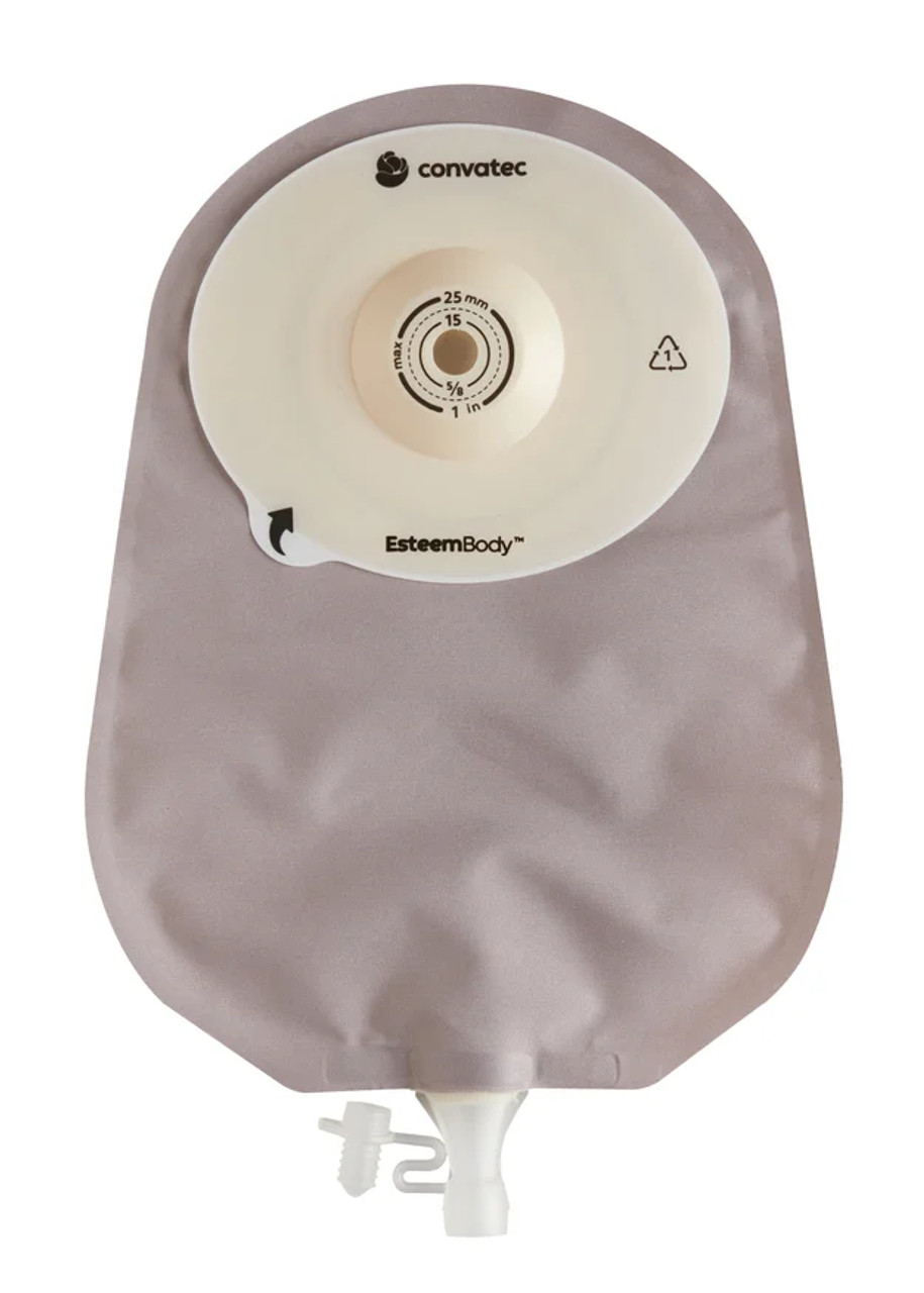 Sac 1 Pièce pour urostomie transparent Durahésive CTF 10-45 mm (10/bte)
