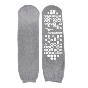 Chaussette anti-dérapante grise XL (paire) (F-10-11 , H-9-10)