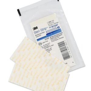 Sutures cutanées adhésives renforcées 1/2" x  4" (la feuille)