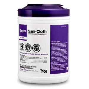 Lingette germicide Sani-Cloth Super 6 x 6.75" (160u/ pot)