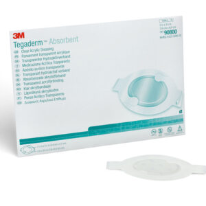 Pansement Tegaderm acrylique transparent ovale - 21 jours 3.75" x 3" (10/bte)