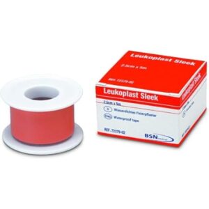 Ruban adhésif imperméable en plastique ROSE Leukoplast 5 cm x 3 m