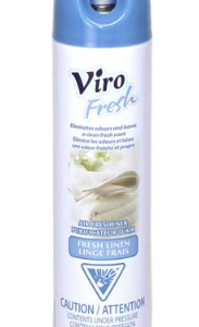 Désodorisant Viro Fresh en aérosol linge frais 240 g